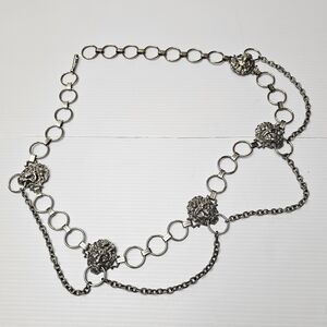 Vintage Lion Head Chain belt